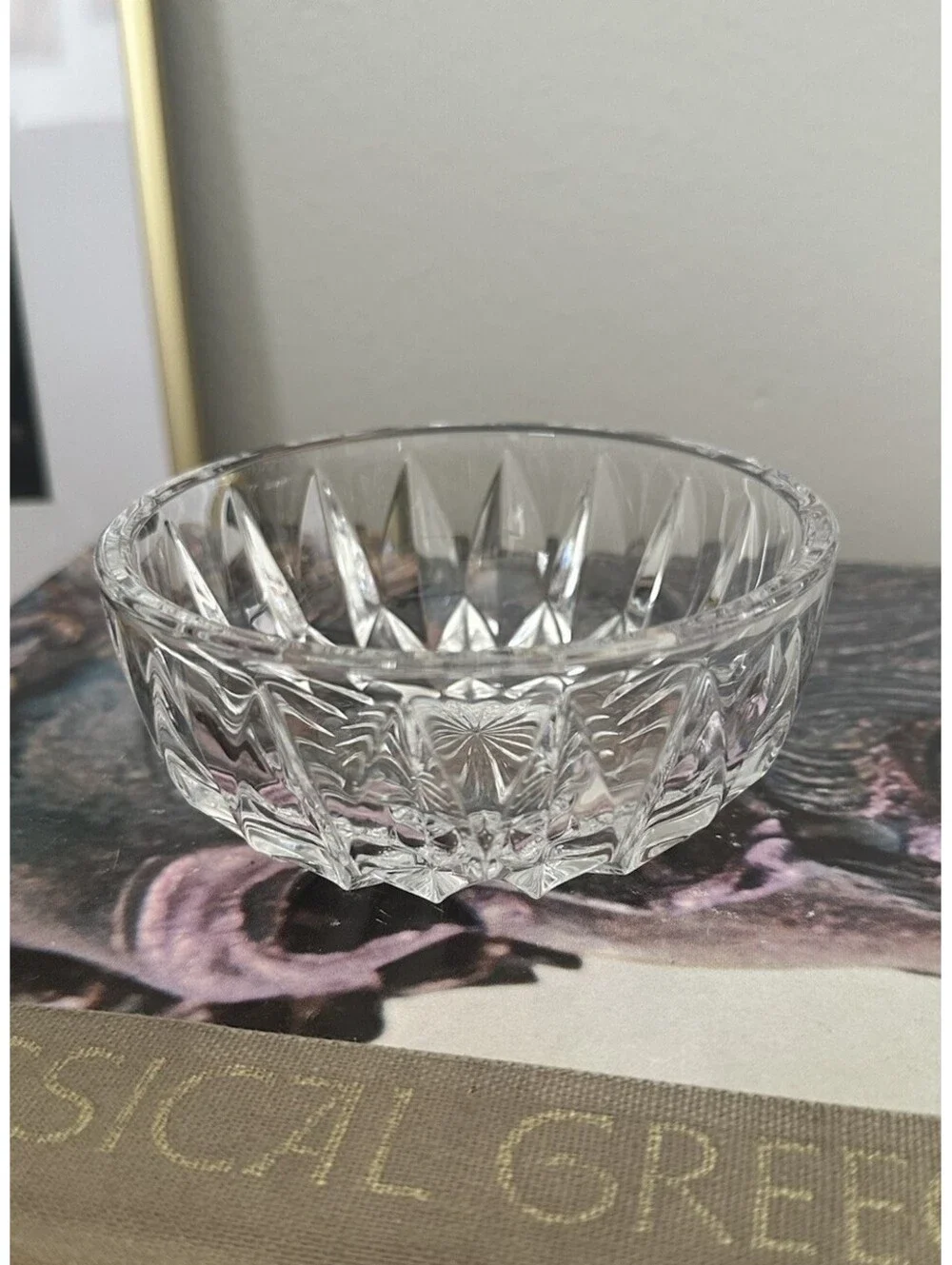 Set Of 2 Gorham Crystal Nappy Bowls Althea Pattern Made In Germany 1980s